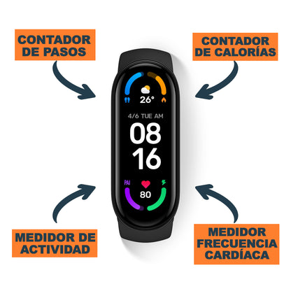 Smartband™ reloj inteligente con Medidor de Pulsaciones (+AirPods de REGALO)